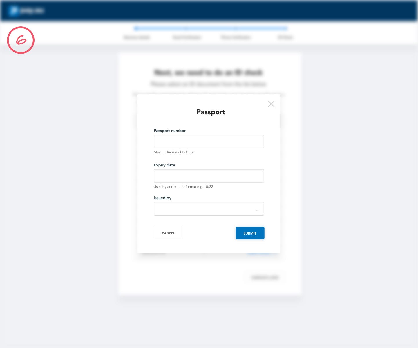 pay au onboarding screenshot